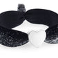 Black and Silver Ombre Glitter