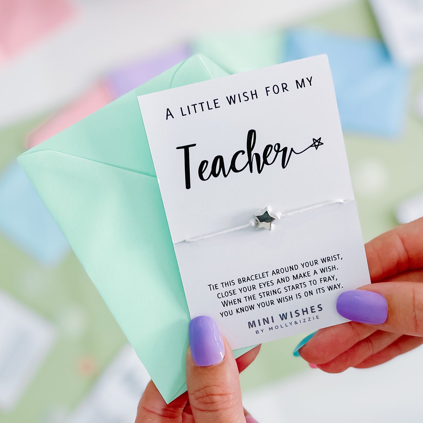 Teacher Mini Wish Bracelet