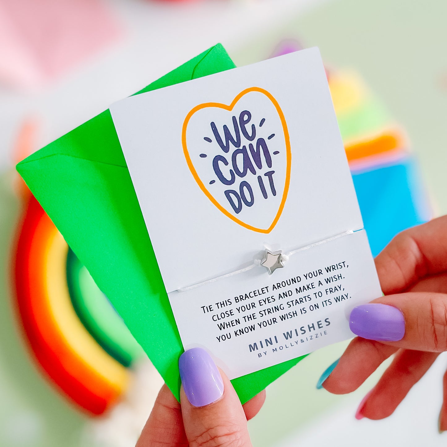 We Can Do It Mini Wish Bracelet