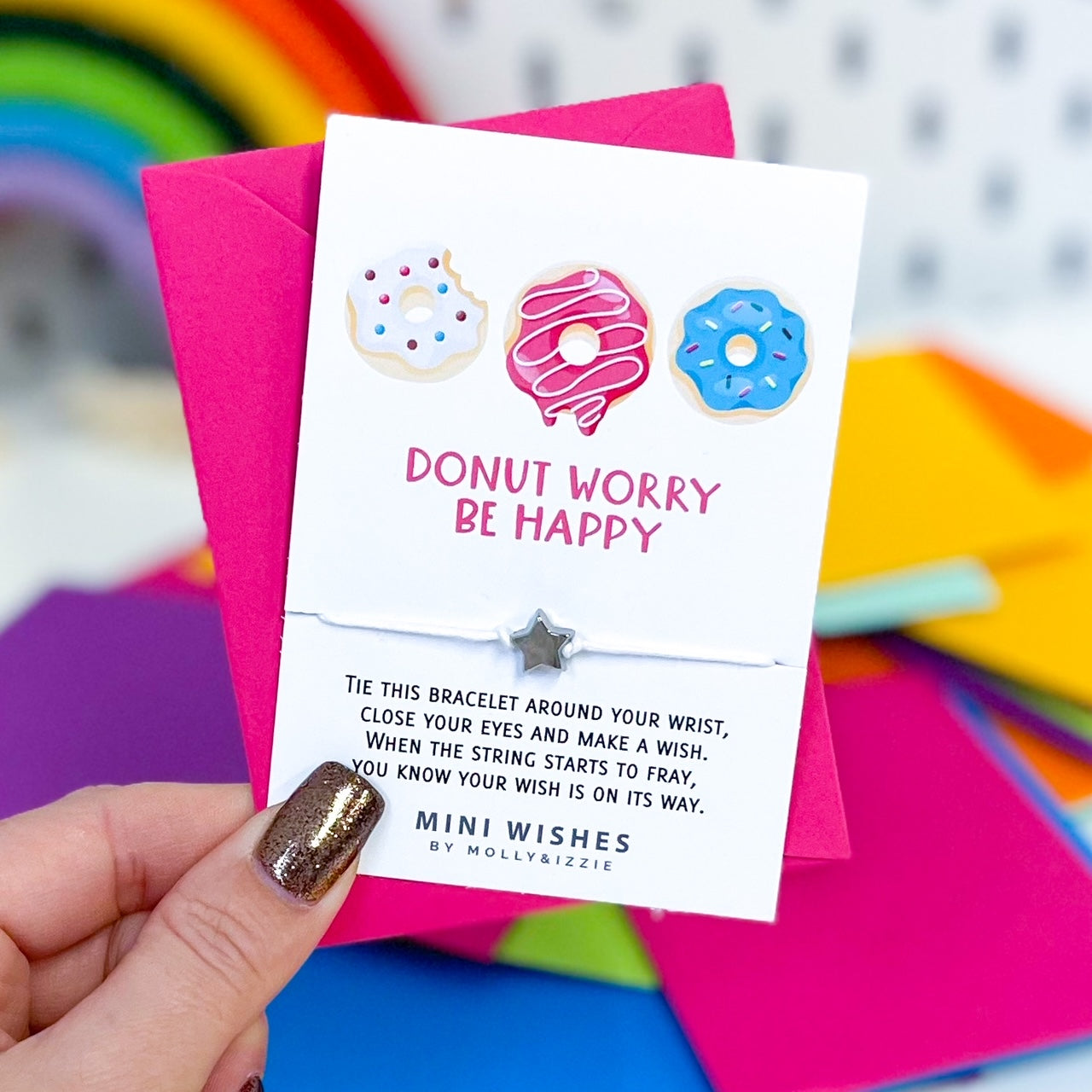 Donut Worry Mini Wish Bracelet