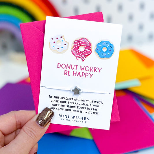 Donut Worry Mini Wish Bracelet