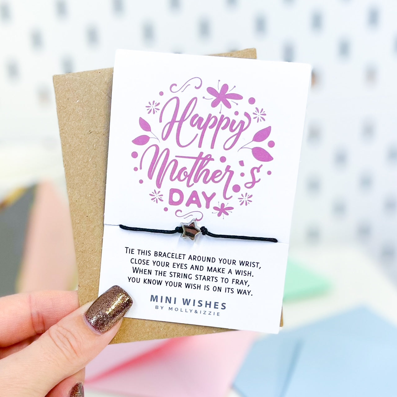 Happy Mother's Day Mini Wish Bracelet