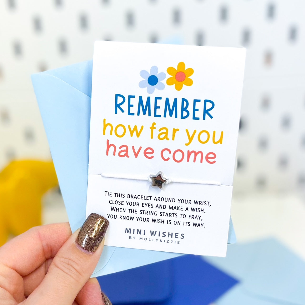 Remember How Far You Have Come Mini Wish Bracelet