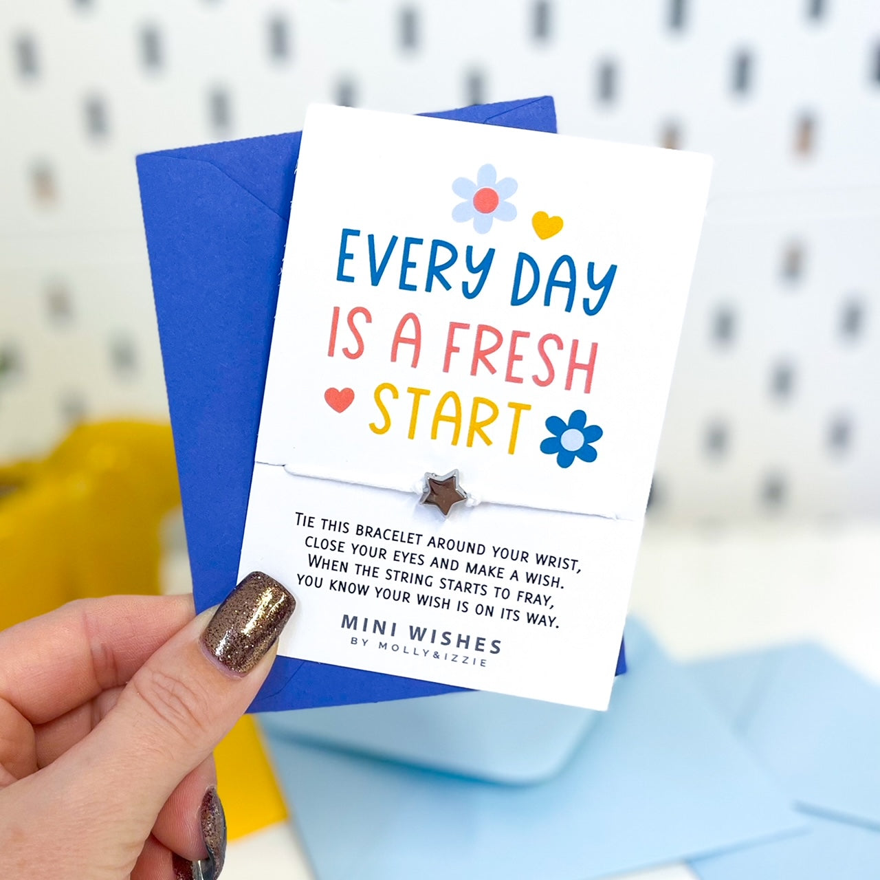 Every Day Is A Fresh Start Mini Wish Bracelet