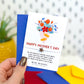 Happy Mother's Day Flowers Mini Wish Bracelet