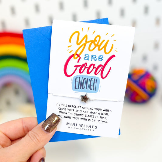 You Are Good Enough Mini Wish Bracelet