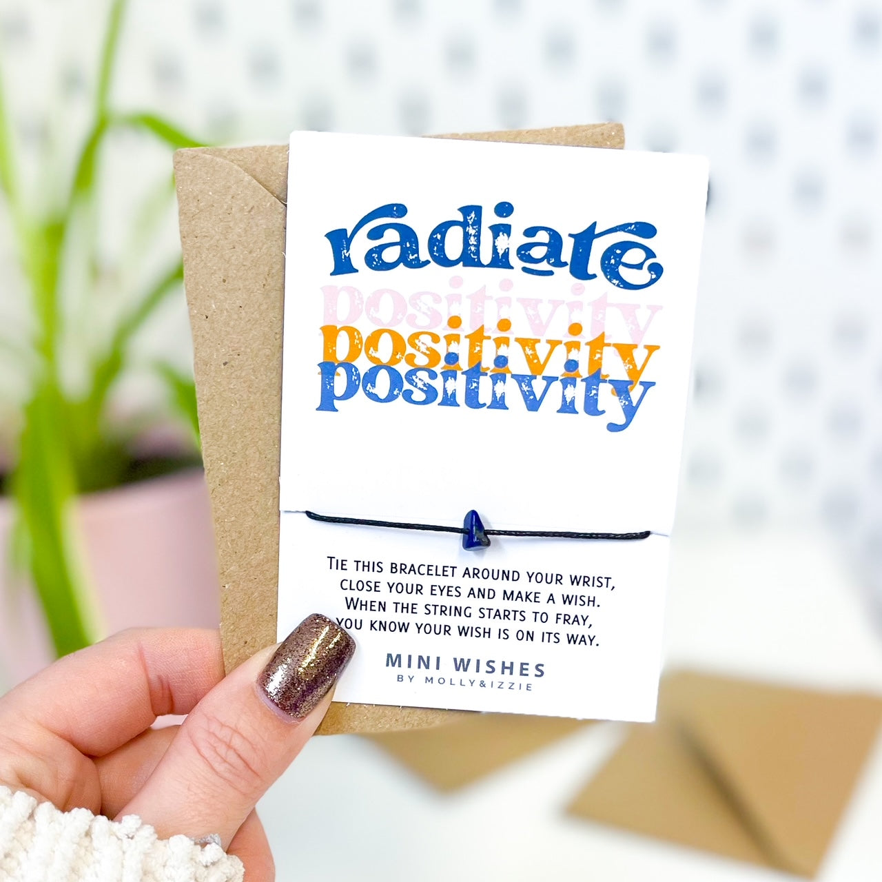 Radiate Positivity Crystal Mini Wish Bracelet