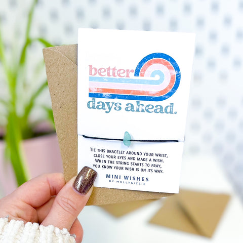Better Days Ahead Crystal Mini Wish Bracelet